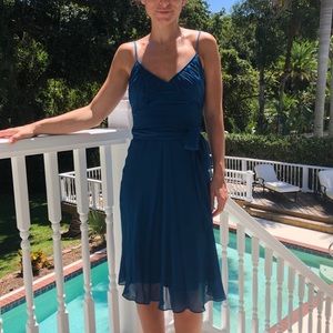 BCBG Blue/Teal Cocktail Dress - XS